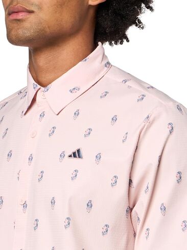 adidas Men's Go-to Resort Button Down Polo Shirt in Saudi Arabia