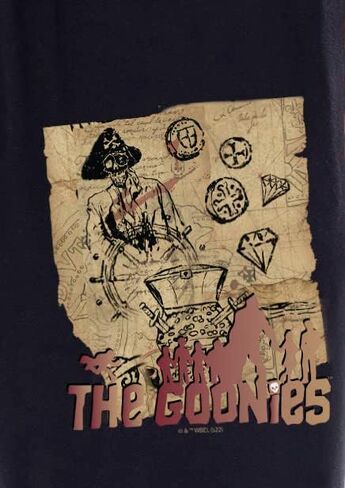 The Goonies Mens 'Pirate Treasure Map Logo Sleep Pajama Pants in Saudi Arabia