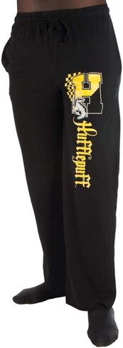 Harry Potter H Hufflepuff Logo Print Men's Sleep Pants Pants in Saudi Arabia