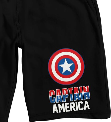 تقدم Marvel Comics Captain America Shield Black Sleep Shorts in Saudi Arabia