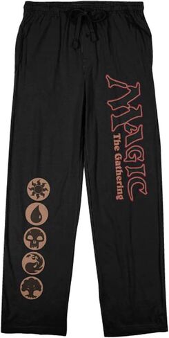 Magic the Gathering Logo and Icons Men Graph Graphic Sleep Pants in Saudi Arabia