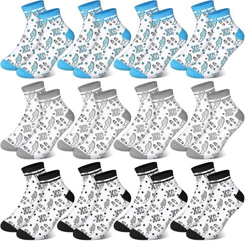 12 زوجًا عبر البلاد الجوارب الجوارب الجوارب الجوارب المتوسطة الأنبوب الهدايا الرياضية للرجال عيد ميلاد عيد الميلاد in Kuwait