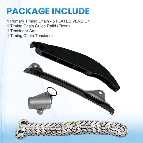 Engine Timing Chain Kit 24321-2E010 243212E010 Compatible with Kia Soul Forte Hyundai Cerato Tucson Forte5 After-Market Parts in Saudi Arabia