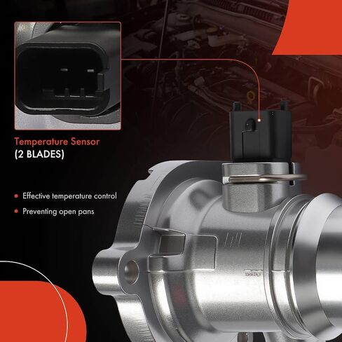A-Premium Upgraded Aluminum Engine Coolant Thermostat Housing Assembly with Sensor & O-ring Compatible with Chevy Cruze 11-16, Sonic 12-20, Trax 13-21 & Buick Encore 13-21, 1.4L, Replace# 55565336 in Saudi Arabia