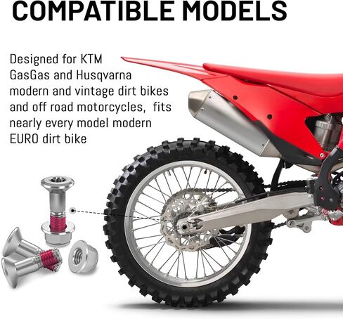 Nickel Plated Motorcycle Sprocket Bolt and Nut kit Fit for KTM, for Gas Gas, for Husqvarna, for Beta and for EURO motorcycles in Saudi Arabia