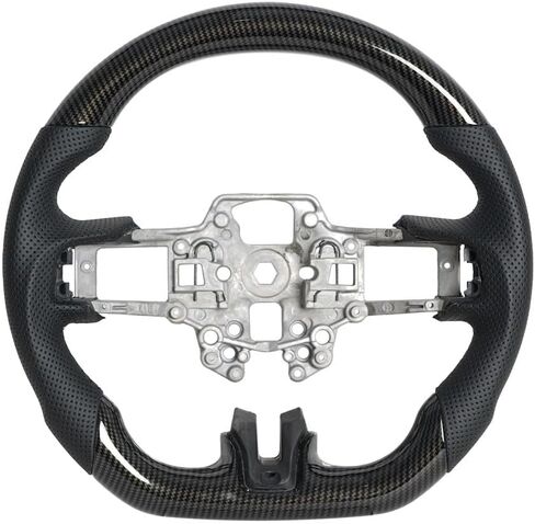 عجلة قيادة من ألياف الكربون هيدرو ديب تناسب 2015-2017 موستانج إيكوبوست GT شيلبي-موستانج GT350 GT350R 2.3L 5.0L بدون تسخين-JIANGGAI in Kuwait