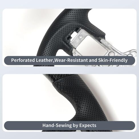 عجلة قيادة من ألياف الكربون هيدرو ديب تناسب 2015-2017 موستانج إيكوبوست GT شيلبي-موستانج GT350 GT350R 2.3L 5.0L بدون تسخين-JIANGGAI in Kuwait