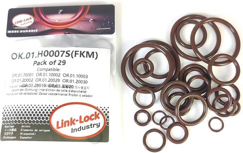 29pcs fkm Viton OK.01.H0007S محرك المبرد/خرطوم الماء O-Ring Kit 17227613656 17227800958 11537610049 لـ BMW BMW N13 F20 F21 116I 118I in Saudi Arabia