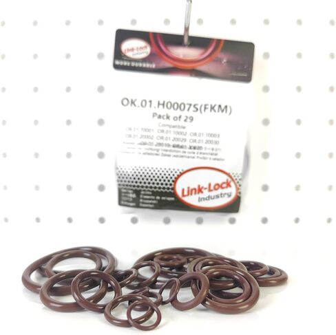 29pcs fkm Viton OK.01.H0007S محرك المبرد/خرطوم الماء O-Ring Kit 17227613656 17227800958 11537610049 لـ BMW BMW N13 F20 F21 116I 118I in Saudi Arabia