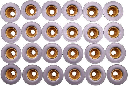 24PCS SEAL VALVE STEM 3955393 2831287 متوافق مع Cummins Dodge RAM 5.9 6.7 Cummins 03-2019 in Kuwait