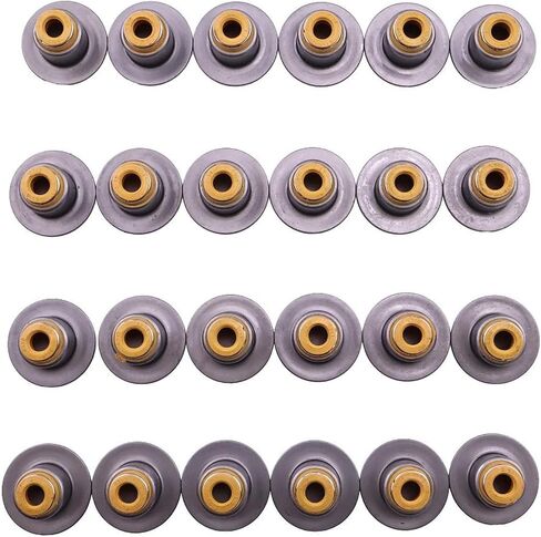 24PCS SEAL VALVE STEM 3955393 2831287 متوافق مع Cummins Dodge RAM 5.9 6.7 Cummins 03-2019 in Kuwait