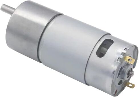JGB37-550 High Torque DC Gear Motor ، 12V ، Silver ، Metal ، دوران عكسي ، مخفض الدقة ، مشاريع DIY (770 دورة في الدقيقة 12 فولت فقط المحرك) in Kuwait