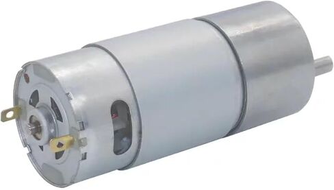 JGB37-550 High Torque DC Gear Motor ، 12V ، Silver ، Metal ، دوران عكسي ، مخفض الدقة ، مشاريع DIY (770 دورة في الدقيقة 12 فولت فقط المحرك) in Kuwait