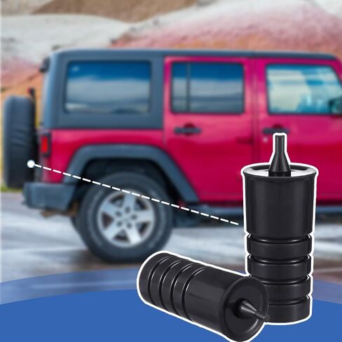 Tallew 4 PCS Tailgate Prepor Tire Stop Stop Stop Kit Pumper Pumper Pumpers مثبتات الباب الخلفية المضادة للورات متوافقة مع طرازات 2007-2024 JK/JL ، الملحقات الخارجية المطاطية لحامل الإطارات الاحتياطية in Kuwait