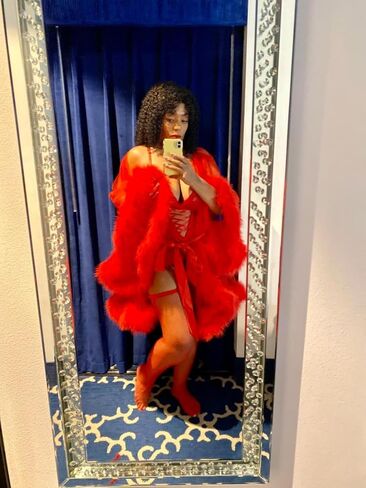 Changuan Feather Robe Chiffon Wedding Bridal Robes Short Lingerie Dressing Gown Sheer Nightgown Sleepwear Bathrobe in Kuwait