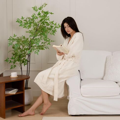 رداء Weshiongoo للسيدات الفاخرة المتماسكة للنساء رداء فائق الفخامة ، Longwear الشبيه بالسبا (مقاس واحد) in Saudi Arabia