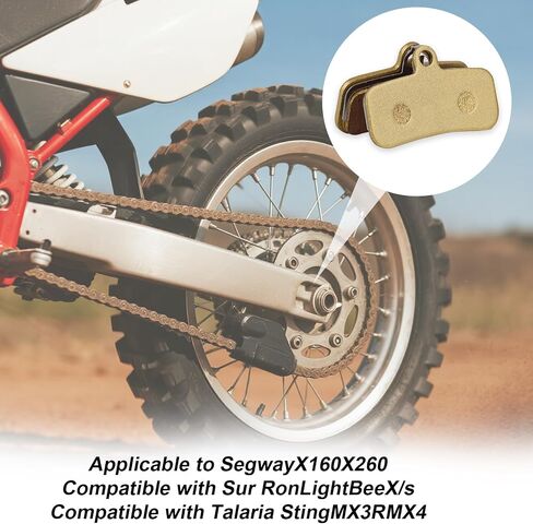 وسادات فرامل القرص 2pcs ، متوافقة مع Surron Light Bee X/S Segway X160 X260 Talaria Sting R MX3 MX4 الأمامية الأمامية والخلفية. in Saudi Arabia