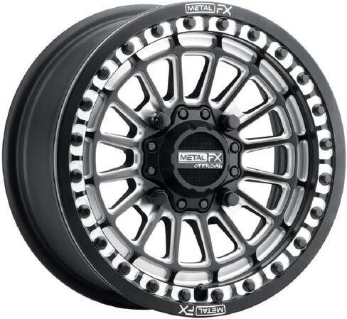 حزمة - 9 العناصر: المعادن FX Delta Bdlk CC 15 "عجلات BK 32" إطارات موتور [4x137 Bolt Pattern 12mmx1.5 Lug Kit] in Saudi Arabia