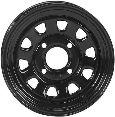 عجلة ITP Delta Steel Black مع الانتهاء من الآلات (12x7 "/4x110mm) in Saudi Arabia