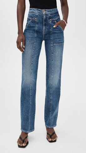 MOTHER Women's The Riveter Rambler Zip Sneak Jeans in Saudi Arabia