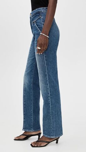MOTHER Women's The Riveter Rambler Zip Sneak Jeans in Saudi Arabia