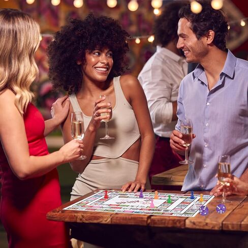 GOLDGE Chutes and Ladders Board Game Mat for Adults, Adult Drinking Game for Parties in Kuwait