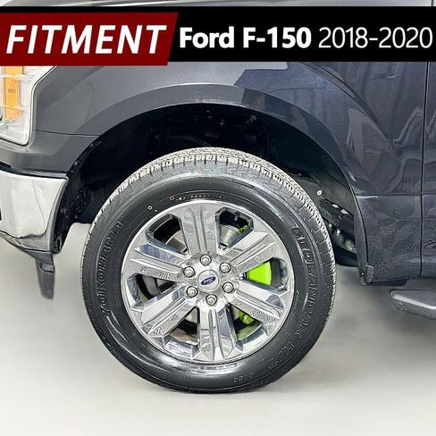 يغطي AOOA الفرجار أغطية الألمنيوم الأحمر الفرامل يناسب Ford F-150 (2021-2025) النماذج الغازية والهجينة/فورد إكسبيديشن 2007-2024/إكسبيديشن EL 2007-2017 (مجموعة من 4) (مجموعة من 4) in Kuwait
