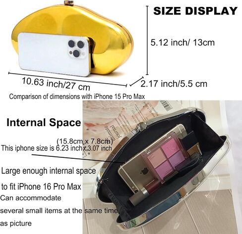 Acrylic Clutch Purse for Women Irregular Shell Evening Handbag for wedding party in Saudi Arabia