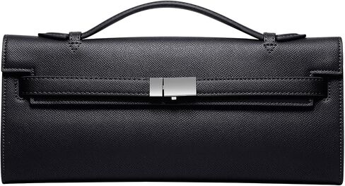 CHUNLI PU Leather Clutch Purses for Women, Trendy Ladies Top Handle Bag for Evening Work Business Daily Use in Saudi Arabia
