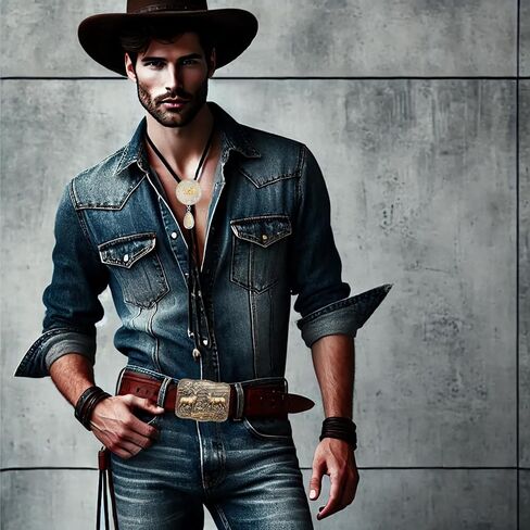 Western Bolo Tie for Men Vintage Cowboy Cowgirl Rodeo Gold Eagle Bolo Tie for Women in Saudi Arabia