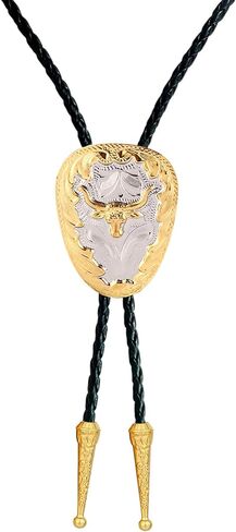 ربطة عنق غرب بولو للرجال خمر رعاة البقر رعاة البقر روديو الذهب النسر بولو التعادل للنساء in Kuwait