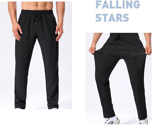 Men's Athletic Long Pants, Lightweight and Quick-Dry with Pockets in Saudi Arabia