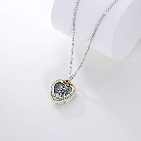 Peimko شخصية عباد الشمس/شريرة العين/الجارديان ملاك صورة قلادة Locket التي تحمل صورتين in Saudi Arabia
