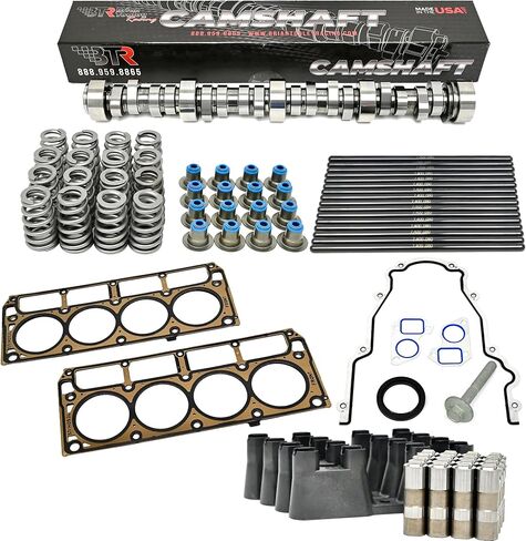 BTR BRIAN TOOLEY RACING Stage 2 Truck عمود الحدبات تثبيت مجموعة -FITS Gen III/IV LS 4.8L 5.3L LS Vortec Trucks (تشمل مجموعة CAM ، حشيات ، رافعات وصواني) in Saudi Arabia