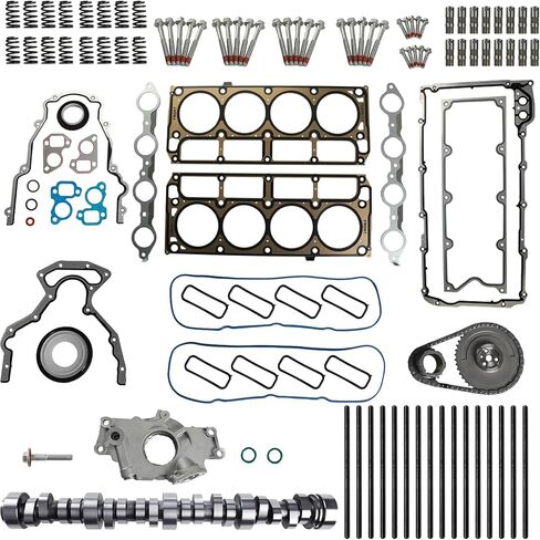 ميكانيكا قذرة المرحلة 2 كام كام رعاة طقم الرأس حشية زيت سلسلة توقيت ملاءمة ل LS1 4.8 5.3 5.7 6.0 6.2 LS 7.4 HT2148 E-1840-P 12595365 12589226 in Saudi Arabia