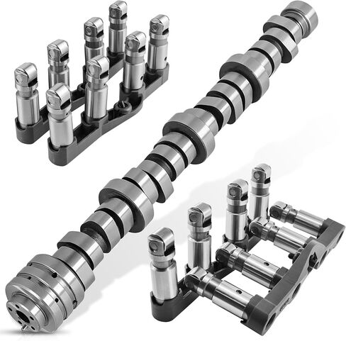 Partsflow 5.7L V8 Hemi MDS Lifters مجموعة عمود الحدبات مجموعة متوافقة مع Dodge RAM 1500 متوافق مع Chrysler Aspen 2009-2019 استبدال#53021726BC 53022263AF in Kuwait