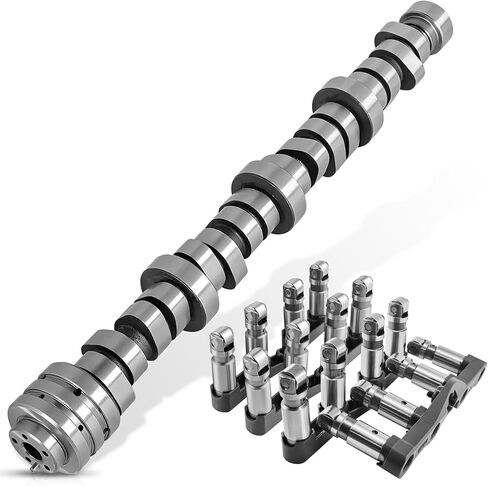 Partsflow 5.7L V8 Hemi MDS Lifters مجموعة عمود الحدبات مجموعة متوافقة مع Dodge RAM 1500 متوافق مع Chrysler Aspen 2009-2019 استبدال#53021726BC 53022263AF in Kuwait