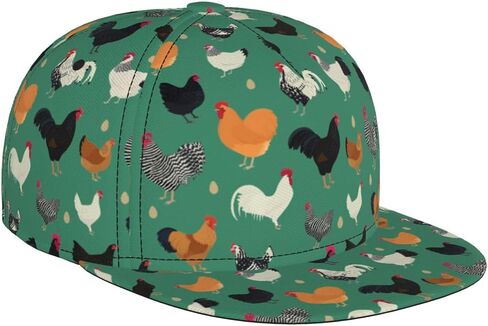 Funny Baseball Cap, Flat-Brimmed Hat, Adjustable Snapback Hat for Men Women and Teens in Kuwait
