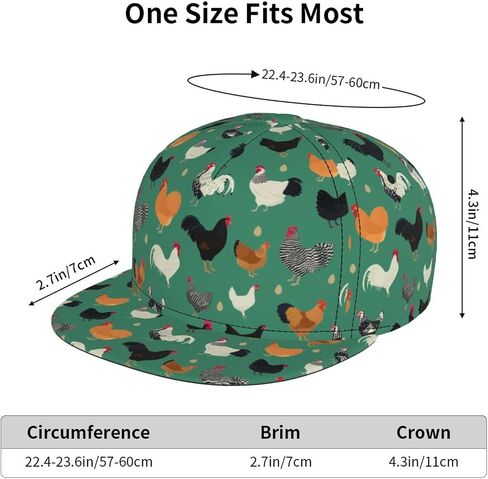 Funny Baseball Cap, Flat-Brimmed Hat, Adjustable Snapback Hat for Men Women and Teens in Kuwait
