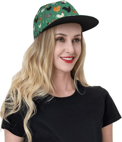 Funny Baseball Cap, Flat-Brimmed Hat, Adjustable Snapback Hat for Men Women and Teens in Kuwait