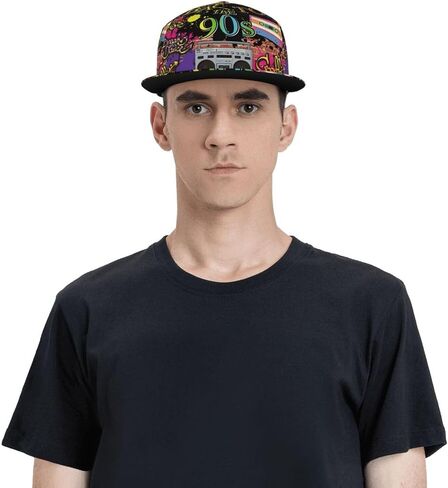 Funny Baseball Cap, Flat-Brimmed Hat, Adjustable Snapback Hat for Men Women and Teens in Kuwait