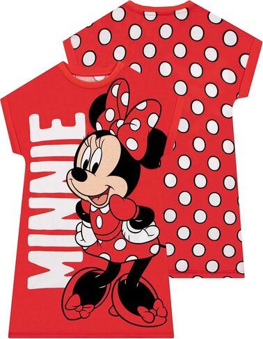 Disney Minnie Mouse Nightgown For Girls, Minnie Mouse Girls Nightgown, Polka Dot Kids Sleepwear For Summer in Saudi Arabia