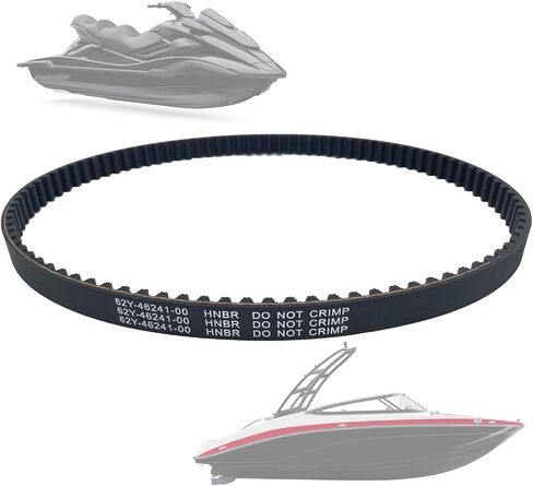Geared Belt 62Y-46241 for Timing Belt for Ya-maha F40 F50 F60 4 for Stroke for Outboard for Motor 62Y-46241-00 60V-46241-00 Drive Belt in Saudi Arabia
