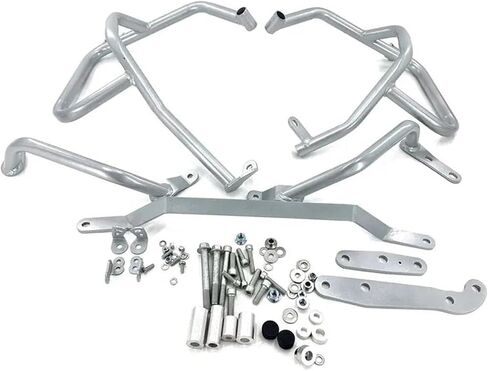 Frame Protector Crash Slider Motorcycle Highway Crash Bar Protector for Ducati Multistrada V4 V4S 2020-2024 Engine Guard Bumper Falling Crash Protector(Silver) in Saudi Arabia