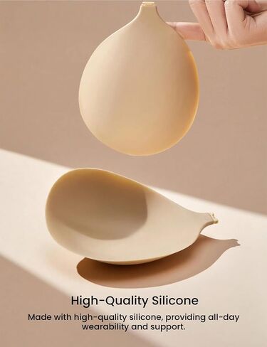 Seamless Push Up Sticky Bra Silicone Nipple Covers for Women Adhesive Bra Travel-Friendly Pack-Flat Bras in Saudi Arabia