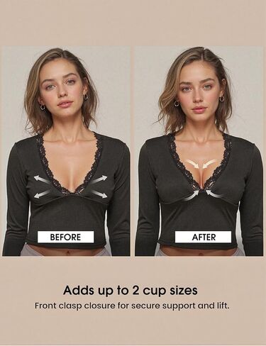 Seamless Push Up Sticky Bra Silicone Nipple Covers for Women Adhesive Bra Travel-Friendly Pack-Flat Bras in Saudi Arabia