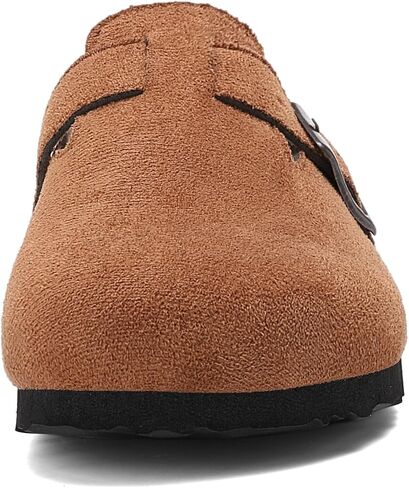 eqw Kids Suede Clogs for Boys & Girls-سرير القدم الناعم ، الدعم القوس والصنادل القابلة للتعديل في الإبزيم للأطفال الصغار الداخليين في الهواء الطلق للأطفال الكبار (3-12 سنة) in Kuwait