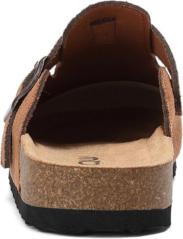 eqw Kids Suede Clogs for Boys & Girls-سرير القدم الناعم ، الدعم القوس والصنادل القابلة للتعديل في الإبزيم للأطفال الصغار الداخليين في الهواء الطلق للأطفال الكبار (3-12 سنة) in Kuwait