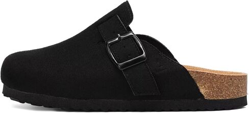 eqw Kids Suede Clogs for Boys & Girls-سرير القدم الناعم ، الدعم القوس والصنادل القابلة للتعديل في الإبزيم للأطفال الصغار الداخليين في الهواء الطلق للأطفال الكبار (3-12 سنة) in Kuwait