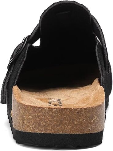 eqw Kids Suede Clogs for Boys & Girls-سرير القدم الناعم ، الدعم القوس والصنادل القابلة للتعديل في الإبزيم للأطفال الصغار الداخليين في الهواء الطلق للأطفال الكبار (3-12 سنة) in Kuwait